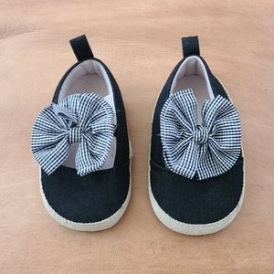 Black and White Plaid Slip-ons